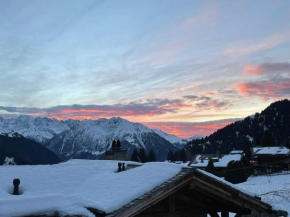Chalet Les Moulins 5 chambres cheminée piscine sauna parking privé Verbier